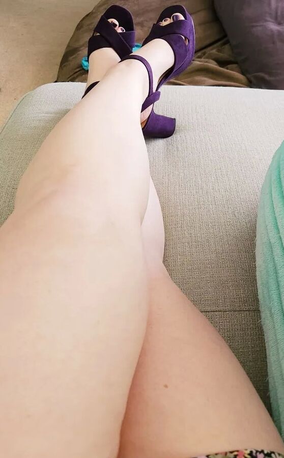 My New Purple Heels Came Today and I Am IN LOVE