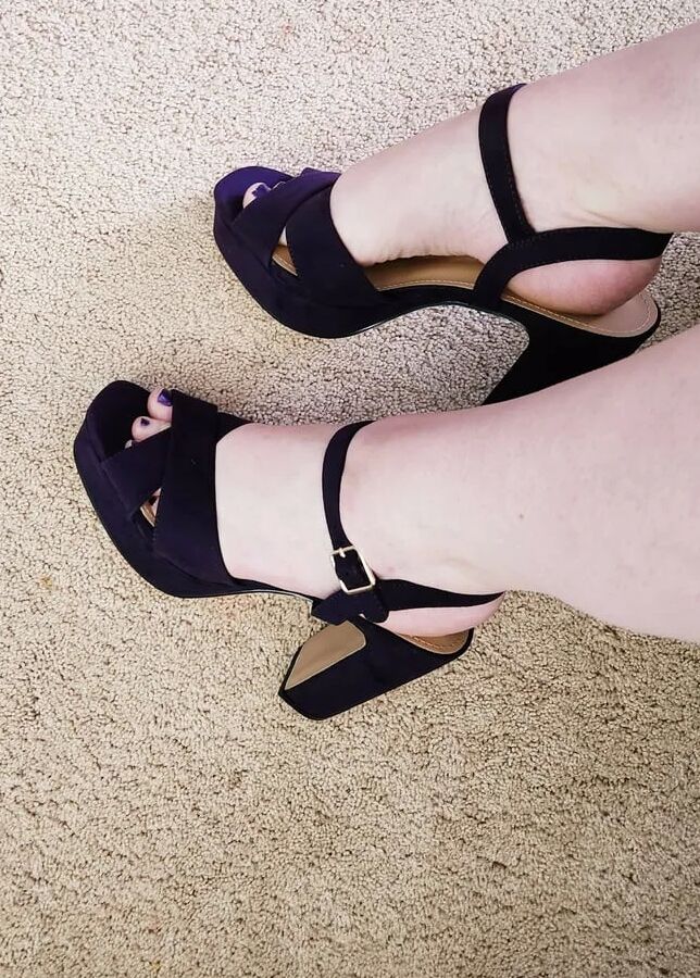 My New Purple Heels Came Today and I Am IN LOVE