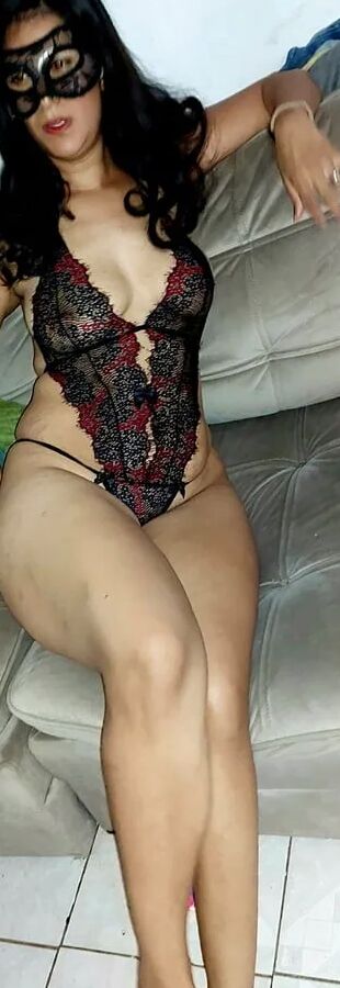 Lingerie black red