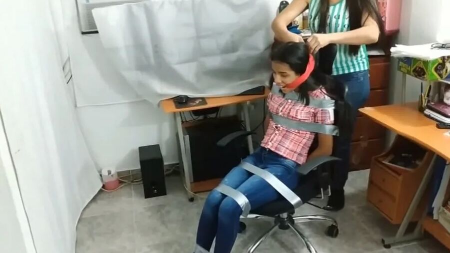 Nancy Drew Bound And Gagged By Notorious MILF - Selfgags