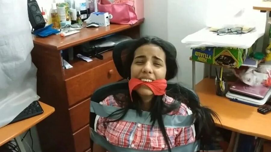 Nancy Drew Bound And Gagged By Notorious MILF - Selfgags