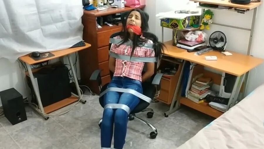 Nancy Drew Bound And Gagged By Notorious MILF - Selfgags