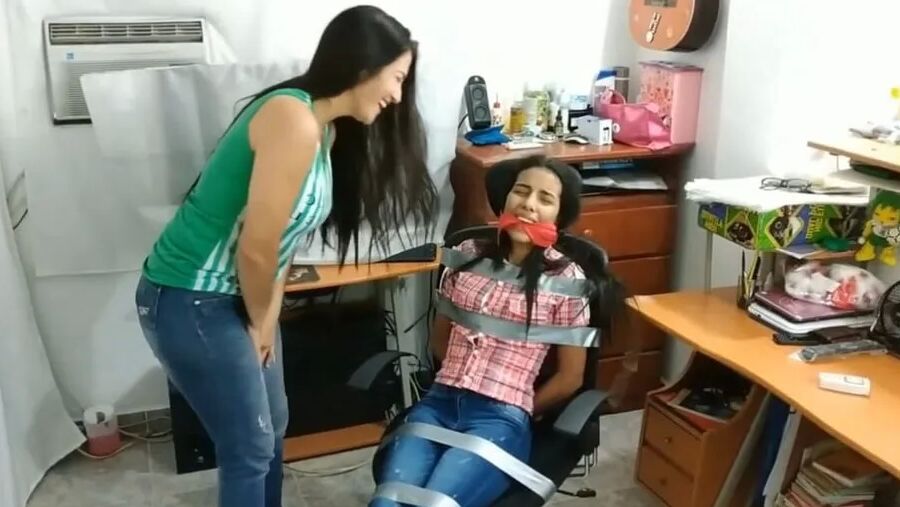 Nancy Drew Bound And Gagged By Notorious MILF - Selfgags