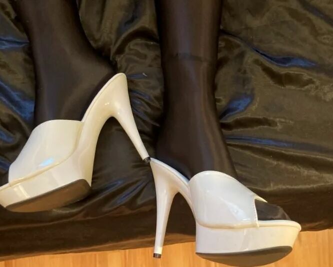 White Mules and Spandex