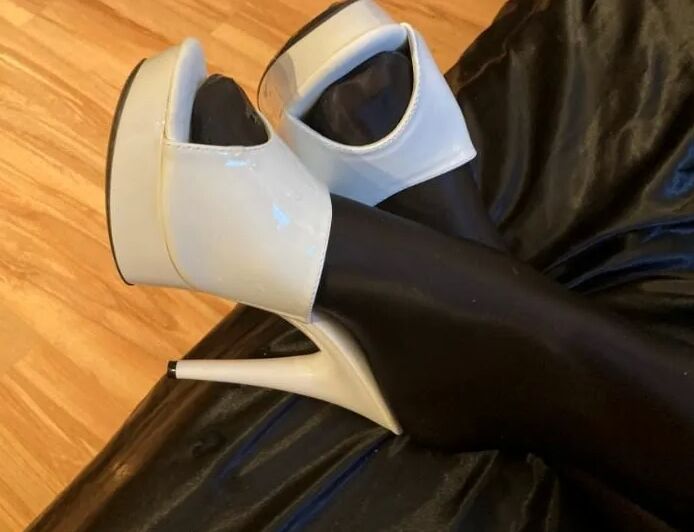 White Mules and Spandex