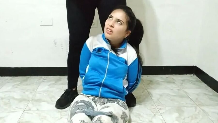 Jogger Gagged With Sweaty Socks After Her Run! - Selfgags