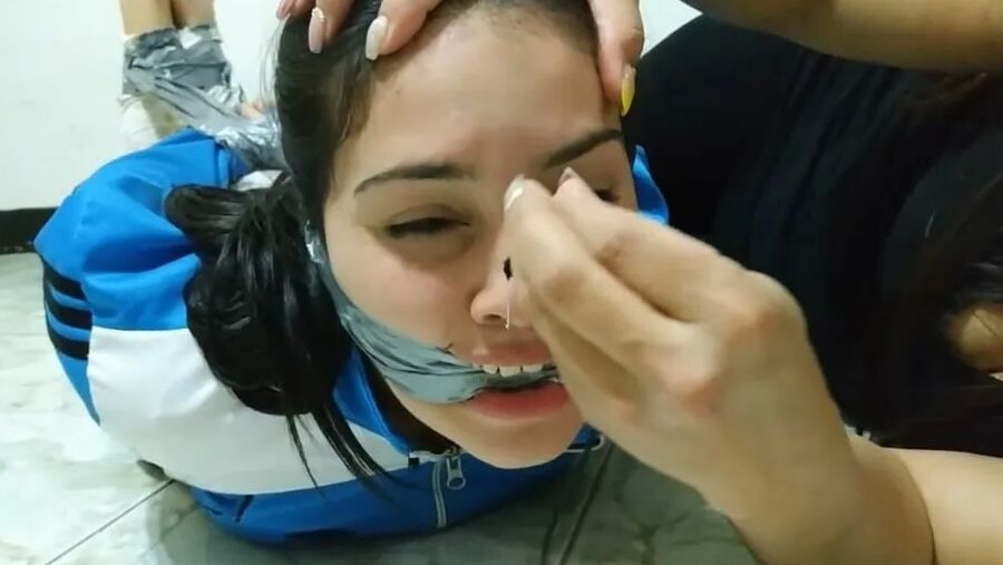 Jogger Gagged With Sweaty Socks After Her Run! - Selfgags