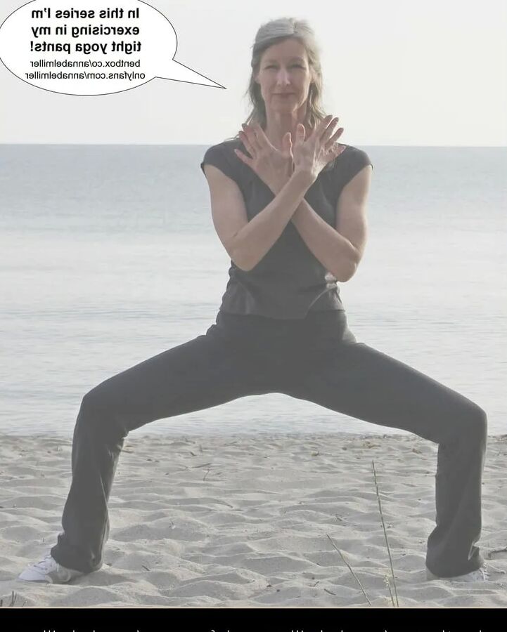Annabel Miller: tai chi exercises, non nude but hot