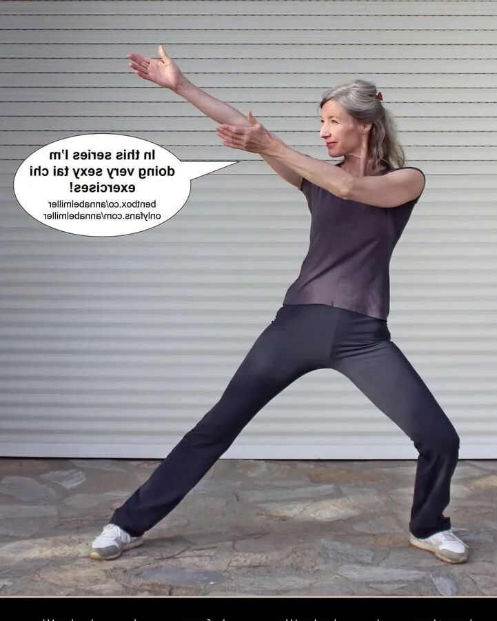 Annabel Miller: tai chi exercises, non nude but hot