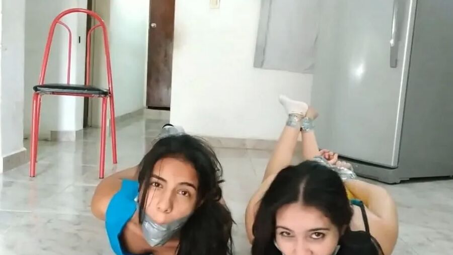 Rude Lesbian Bondage By Tall Girl - Selfgags