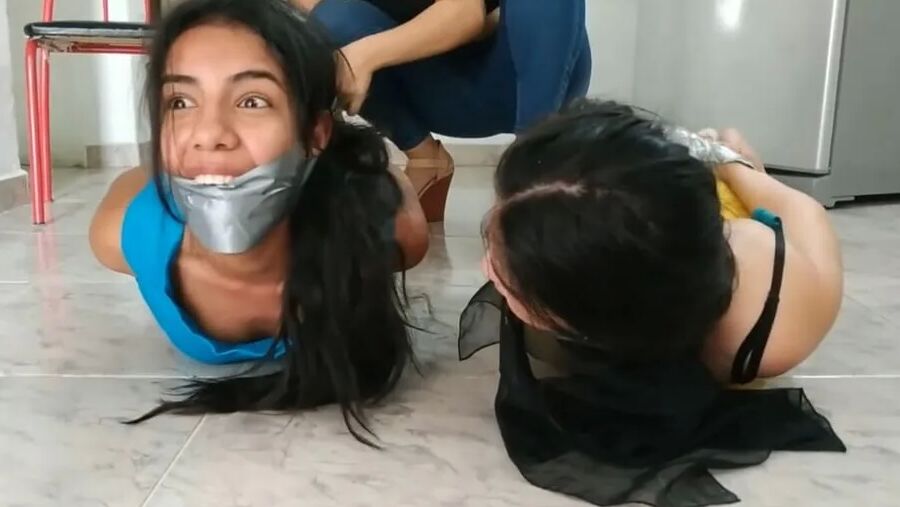 Rude Lesbian Bondage By Tall Girl - Selfgags