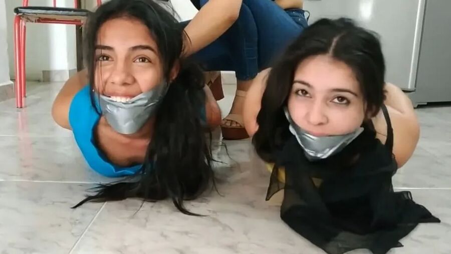 Rude Lesbian Bondage By Tall Girl - Selfgags
