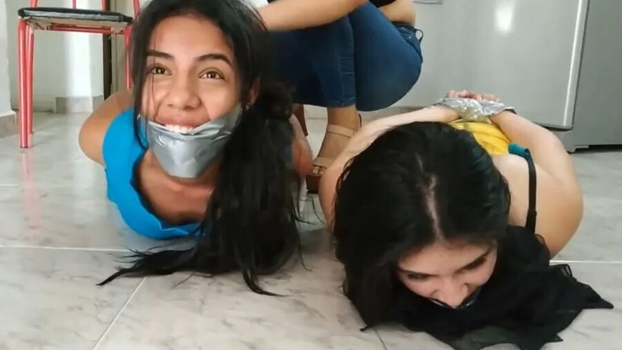 Rude Lesbian Bondage By Tall Girl - Selfgags