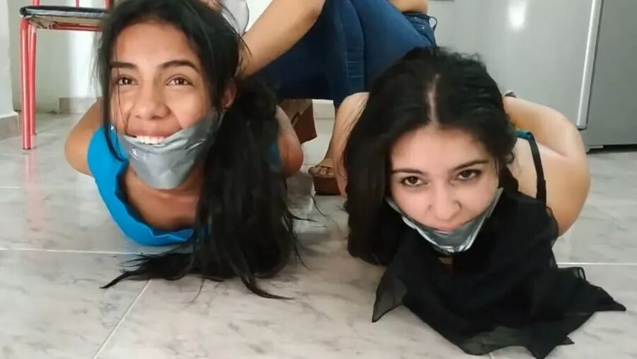 Rude Lesbian Bondage By Tall Girl - Selfgags