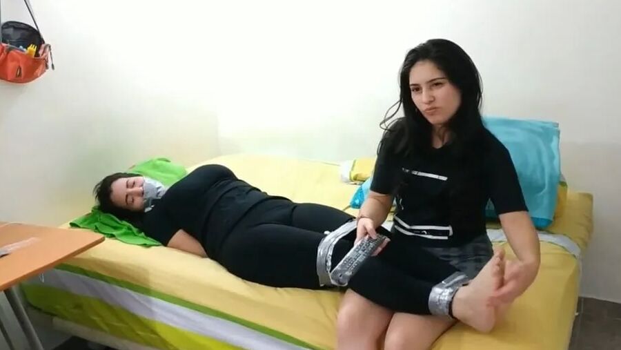 Stepmom Disciplined By Dominant Stepdaughter - Selfgags
