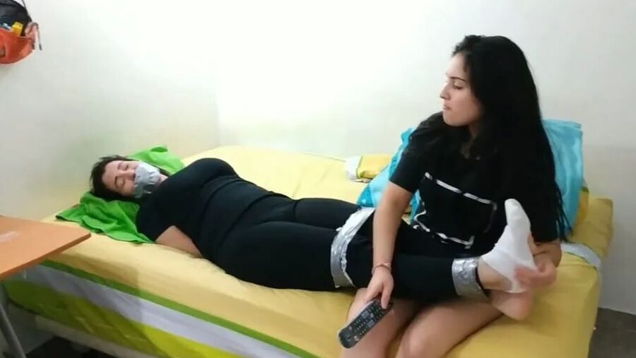 Stepmom Disciplined By Dominant Stepdaughter - Selfgags