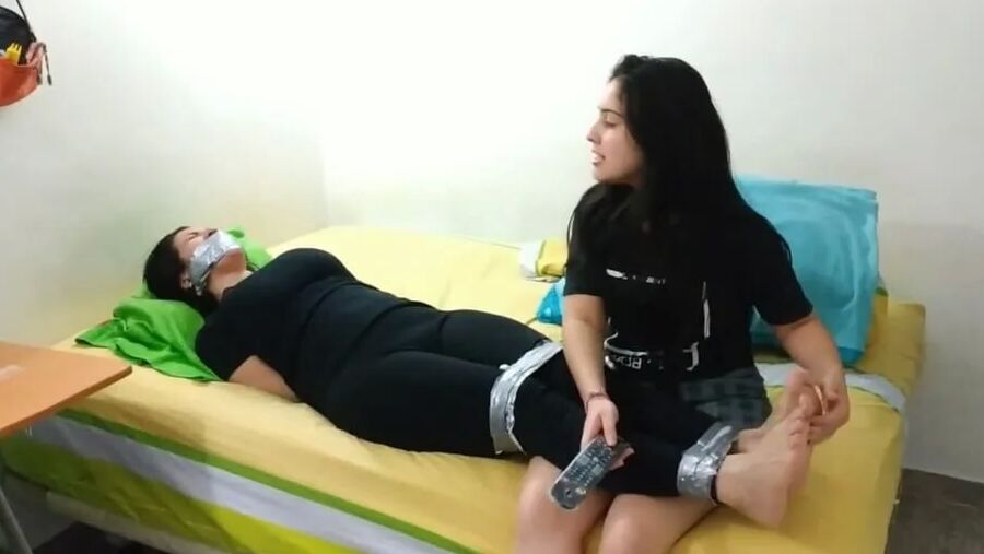 Stepmom Disciplined By Dominant Stepdaughter - Selfgags