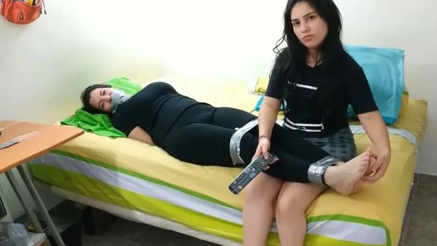 Stepmom Disciplined By Dominant Stepdaughter - Selfgags