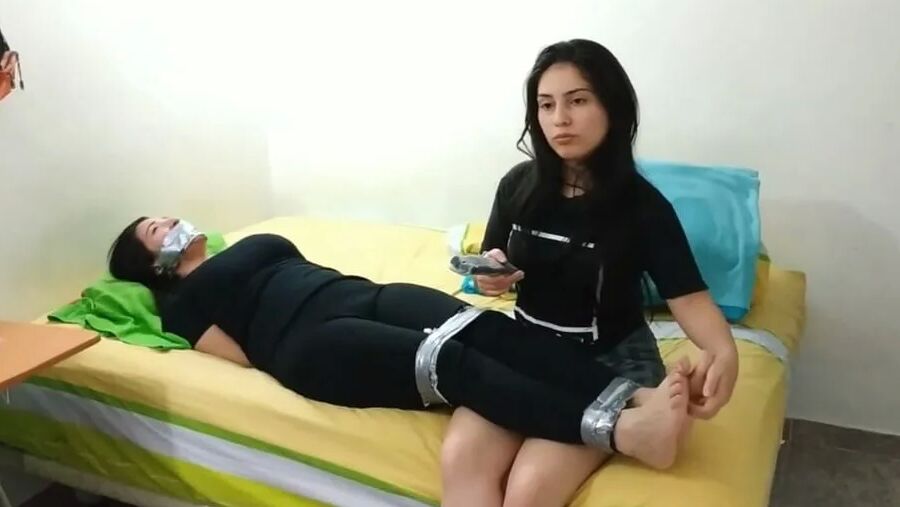 Stepmom Disciplined By Dominant Stepdaughter - Selfgags