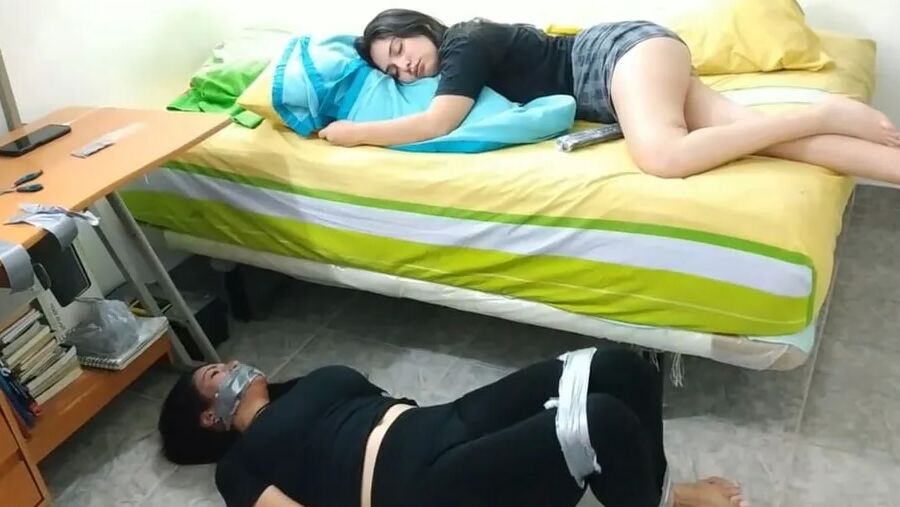 Stepmom Disciplined By Dominant Stepdaughter - Selfgags