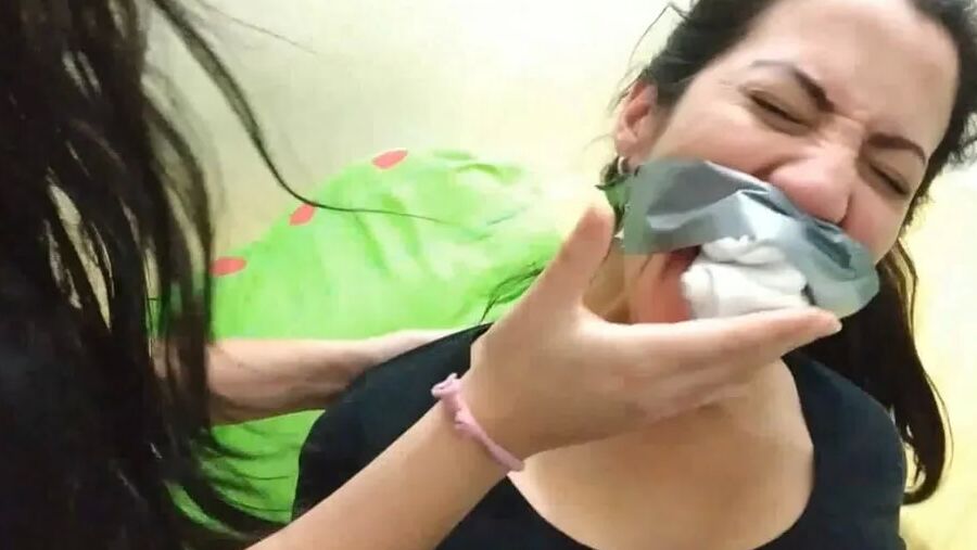Stepmom Disciplined By Dominant Stepdaughter - Selfgags