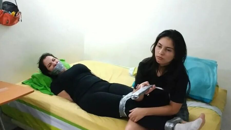Stepmom Disciplined By Dominant Stepdaughter - Selfgags