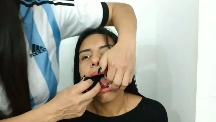 Gagged With 10 Socks And Clear Tape Gag - Selfgags