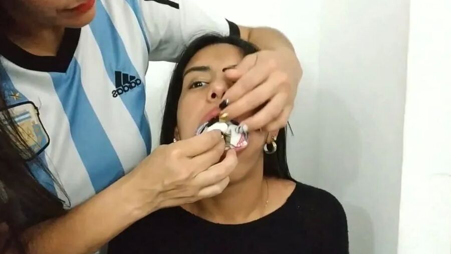 Gagged With 10 Socks And Clear Tape Gag - Selfgags
