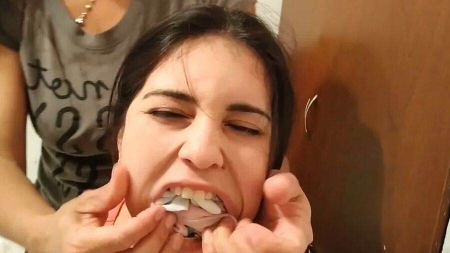 Gagged With 6 Socks And Clear Tape Gag - Selfgags