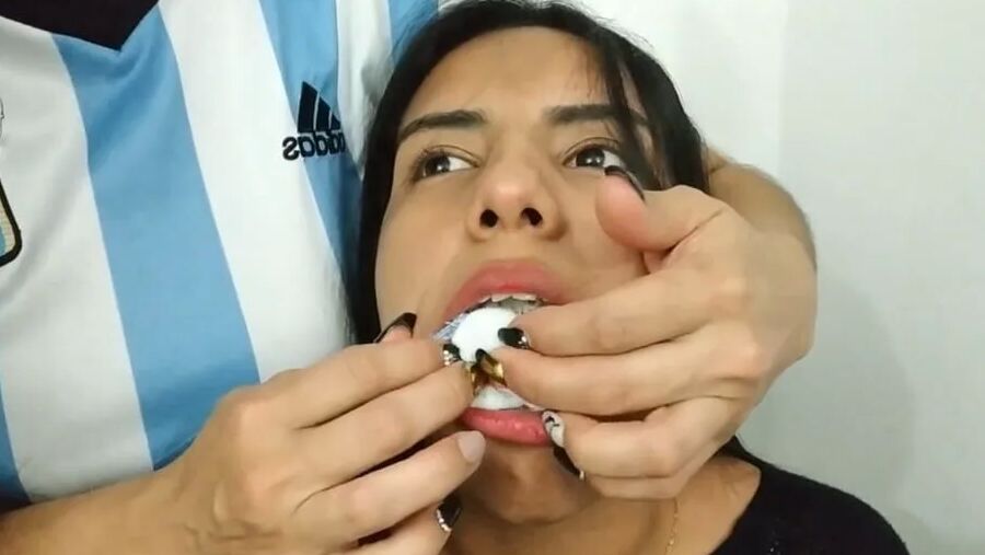 Gagged With 10 Socks And Clear Tape Gag - Selfgags