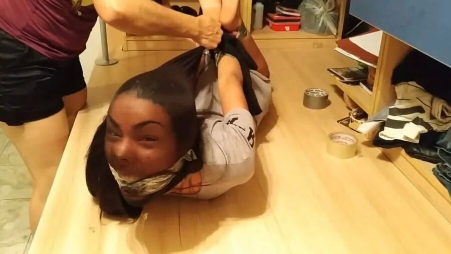 Fucked Up Pantyhose Encasement And Bondage - Selfgags