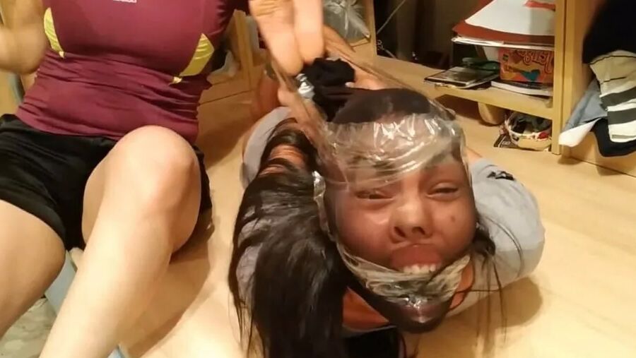 Fucked Up Pantyhose Encasement And Bondage - Selfgags