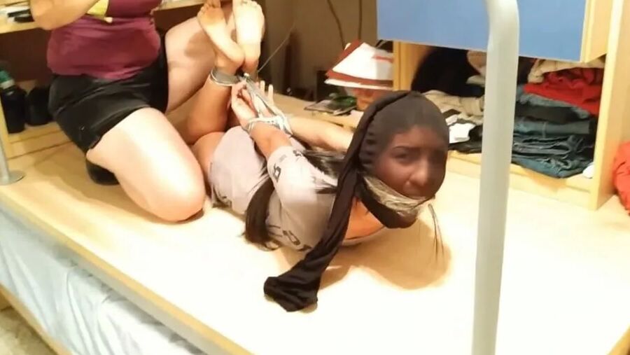 Fucked Up Pantyhose Encasement And Bondage - Selfgags
