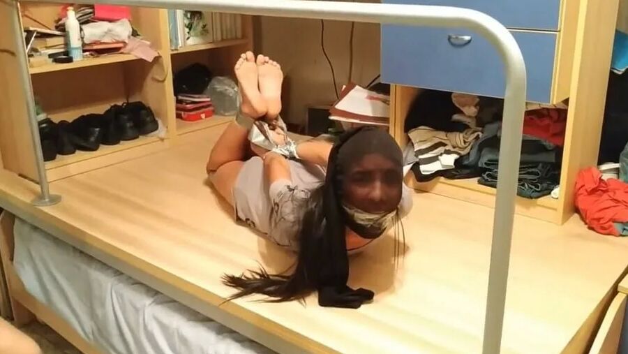 Fucked Up Pantyhose Encasement And Bondage - Selfgags