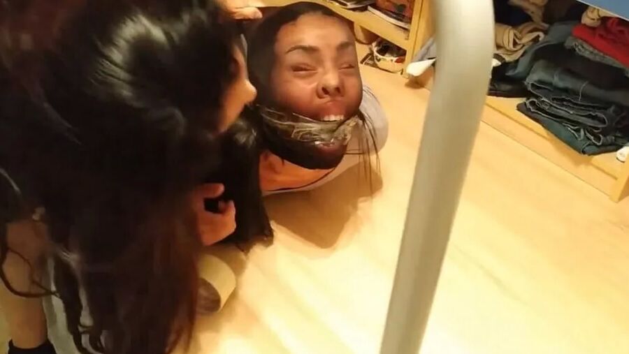 Fucked Up Pantyhose Encasement And Bondage - Selfgags