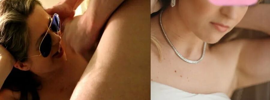 Blonde Bride - Clothed and Unclothed
