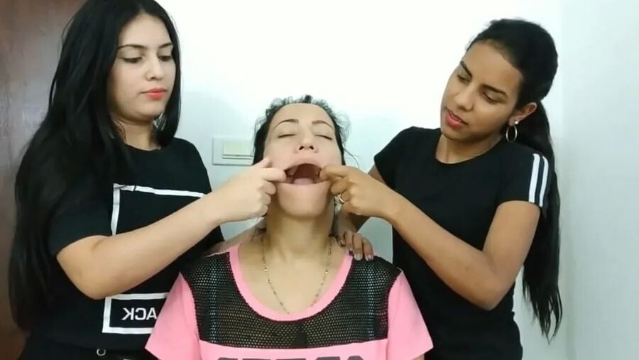 Gagged Woman Mouth Stuffed With Multiple Socks - Selfgags