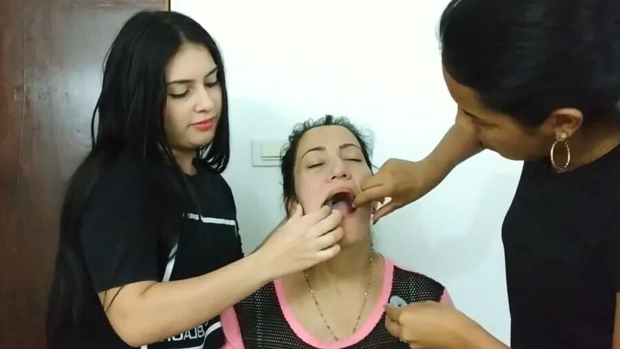 Gagged Woman Mouth Stuffed With Multiple Socks - Selfgags