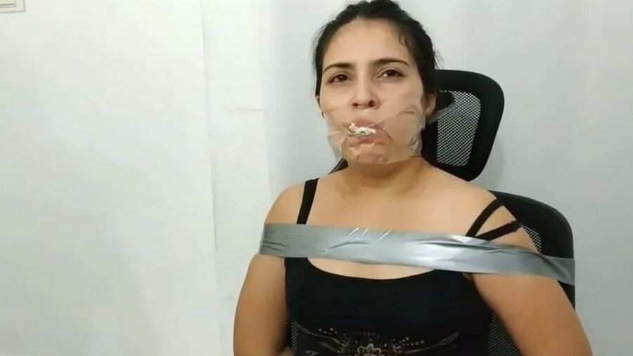 Findom Girl Gagged With Money - Selfgags