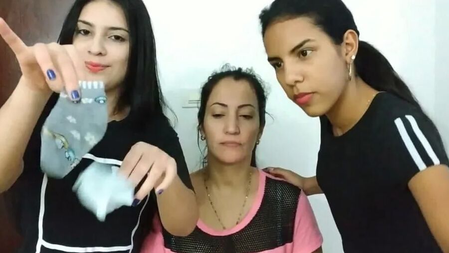 Gagged Woman Mouth Stuffed With Multiple Socks - Selfgags