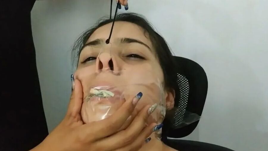 Findom Girl Gagged With Money - Selfgags