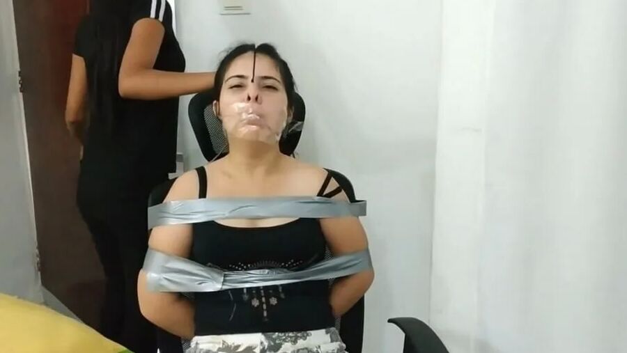 Findom Girl Gagged With Money - Selfgags