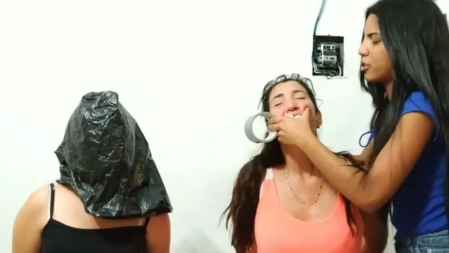 Two Women Bagged And Gagged - Selfgags
