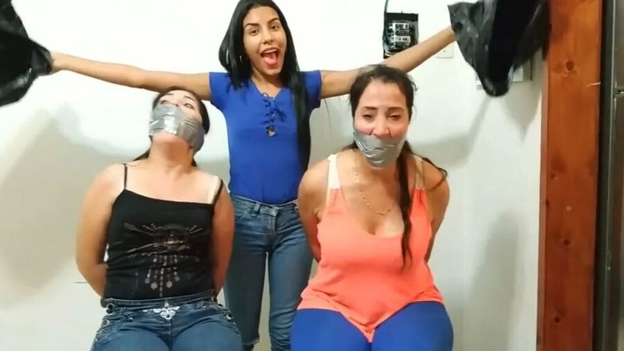 Two Women Bagged And Gagged - Selfgags