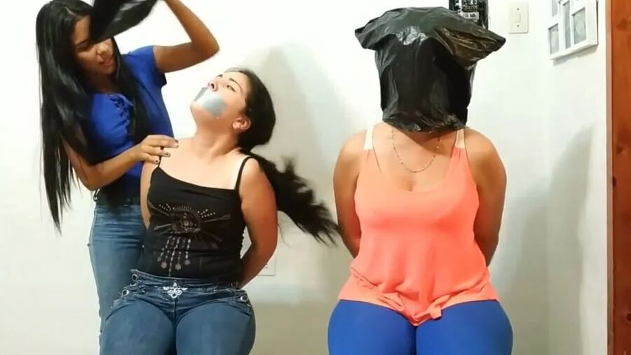 Two Women Bagged And Gagged - Selfgags