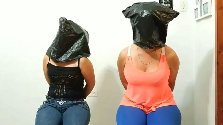 Two Women Bagged And Gagged - Selfgags