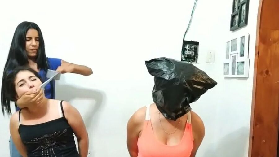 Two Women Bagged And Gagged - Selfgags
