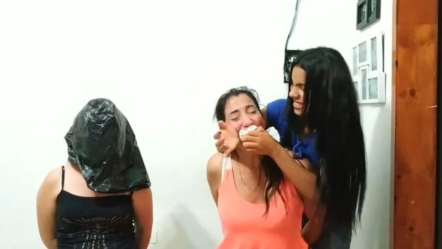 Two Women Bagged And Gagged - Selfgags