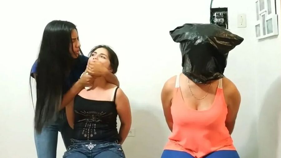 Two Women Bagged And Gagged - Selfgags