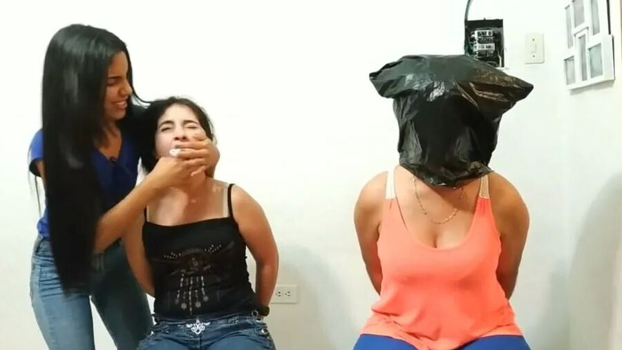 Two Women Bagged And Gagged - Selfgags
